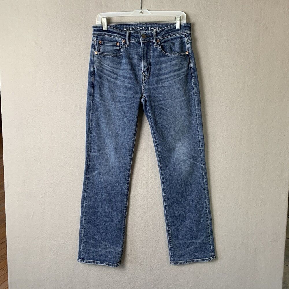 American Eagle Jeans Mens 31x32 (29) Blue Original Bootcut Denim Cowboy Workwear
